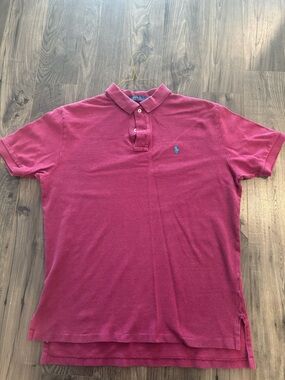 Ralph Lauren Fuchsia Knit Polo